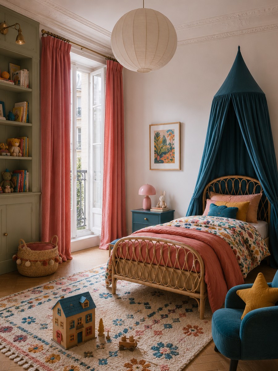 Chambre enfant douce et lumineuse